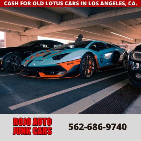 Lotus-car-cash for cars-junk car buyer-Los Angeles-California-sell