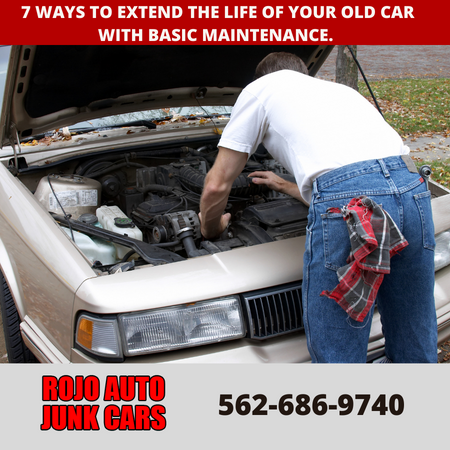 7 Ways to extend the life of your old car with basic maintenance.